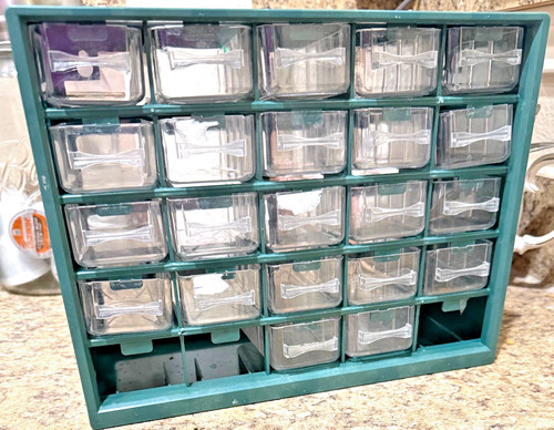 Vintage multi drawer organizer - vintage,