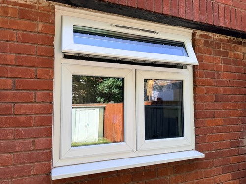 White upvc double - white,